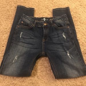 7 for all Mankind skinny boyfriend jeans 00/0 24